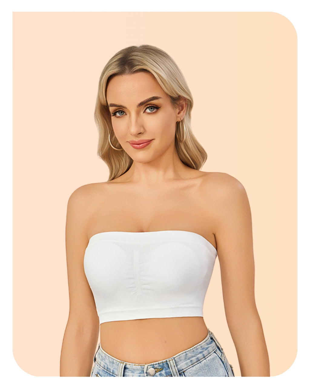 Strapless bra